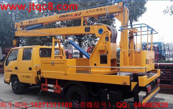 江玲14米高空作業車(國四)|江西五十鈴路燈車|路燈檢修車|路燈維修車價格廠家