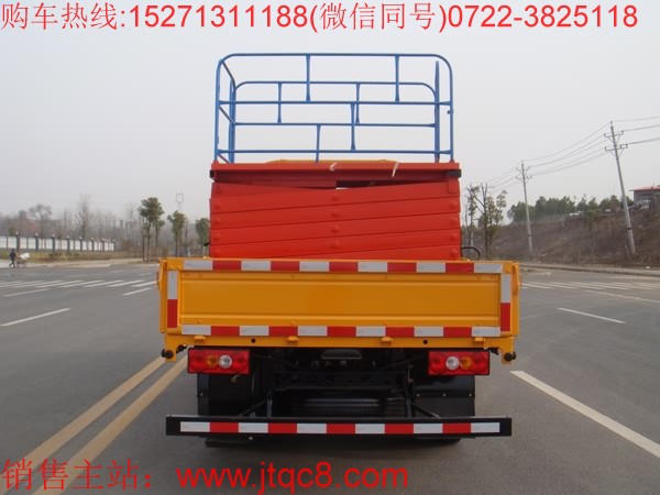 江鈴升降平臺車(10米)|可以上藍牌的升降車|市區電力登高車15271311188